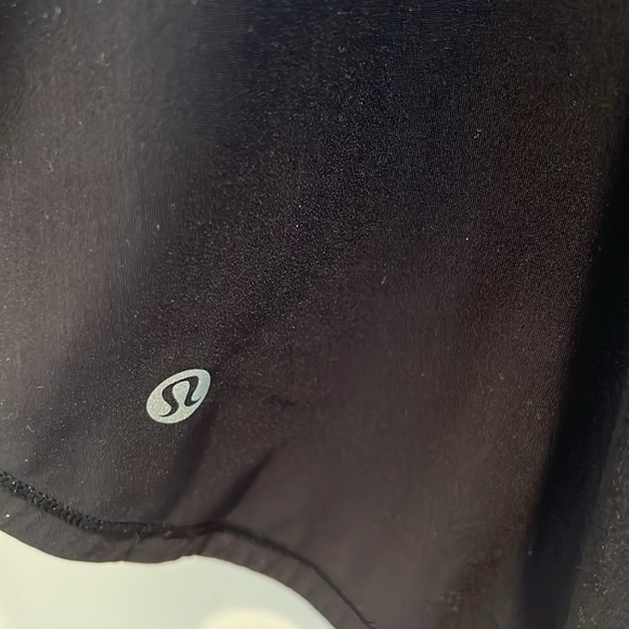 Lululemon black size 12 mesh Back keyhole loosefitting top. Very good shape. 👍 - Picture 5 of 10